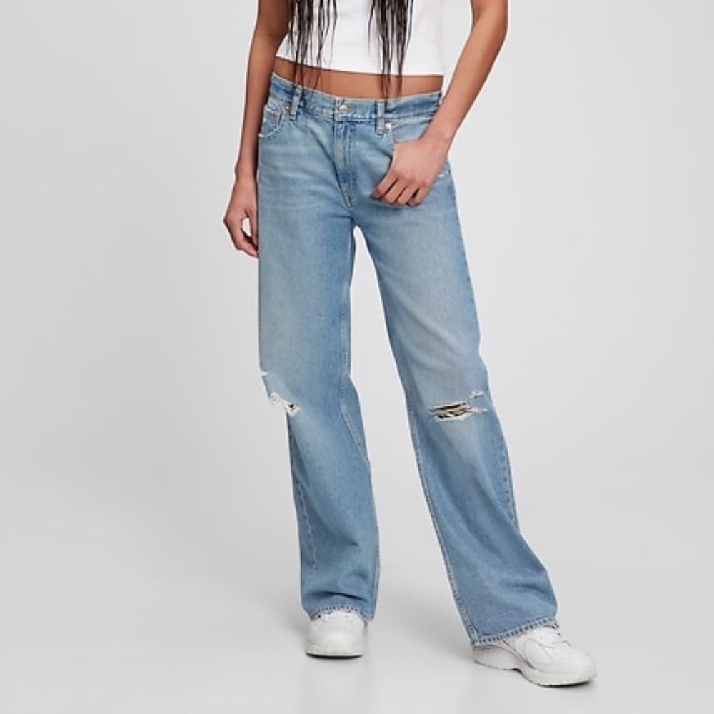 GAP Low Rise Stride Jeans size 28 regular short NWT